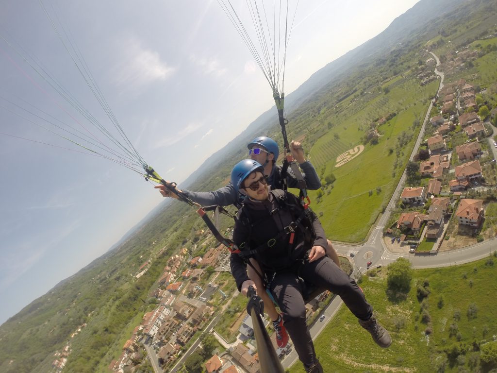 paragliding Florence Tuscany